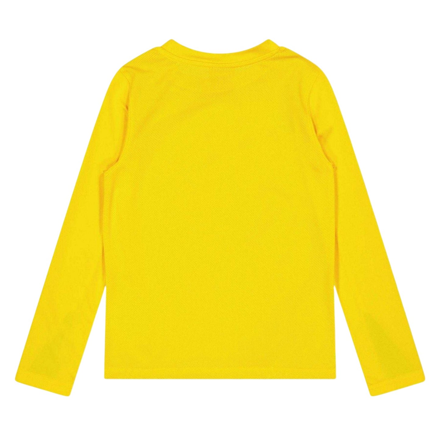Yellow - Back - Puma Childrens-Kids Team Logo Long-Sleeved Top