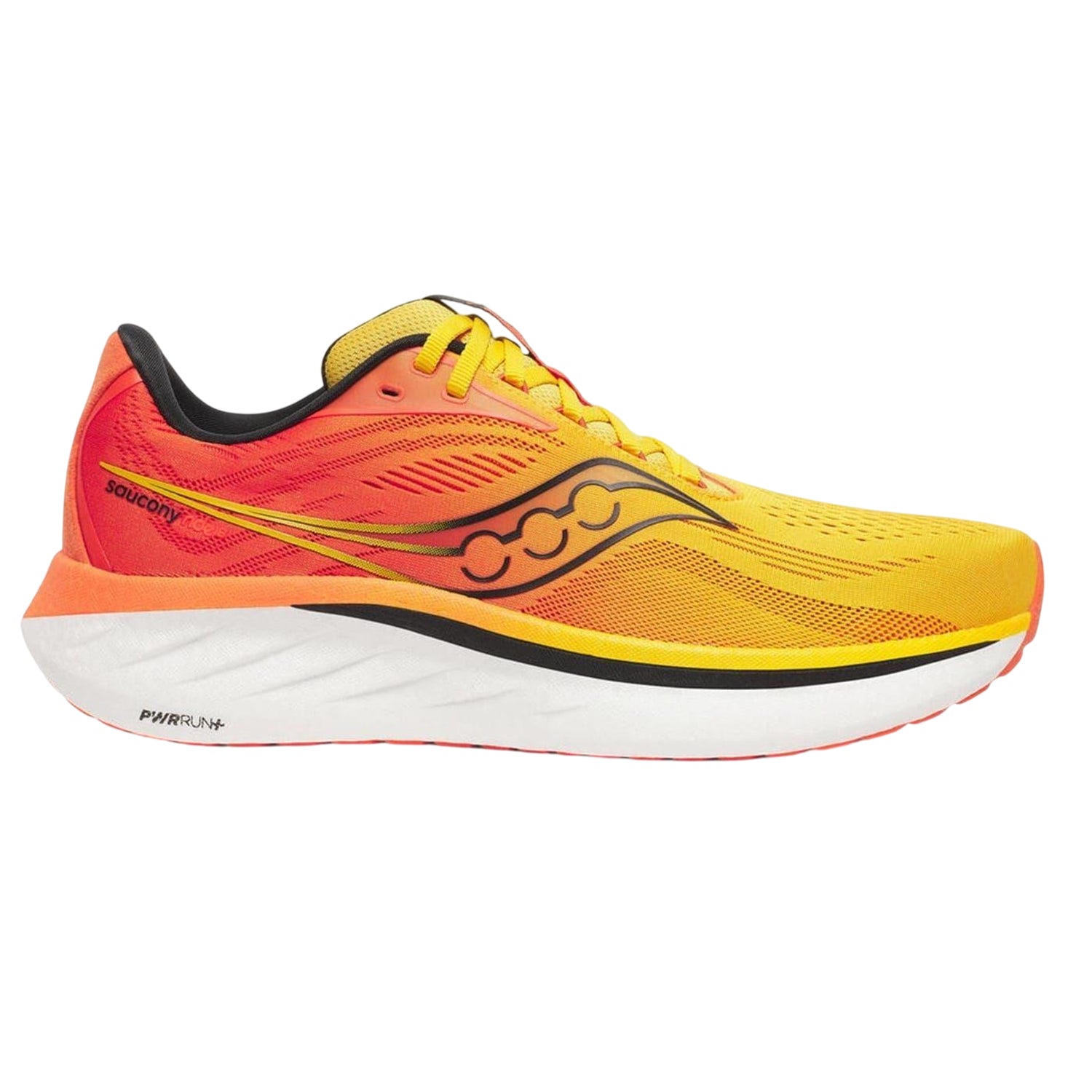 Pepper - Front - Saucony Mens Ride 18 Ombre Trainers