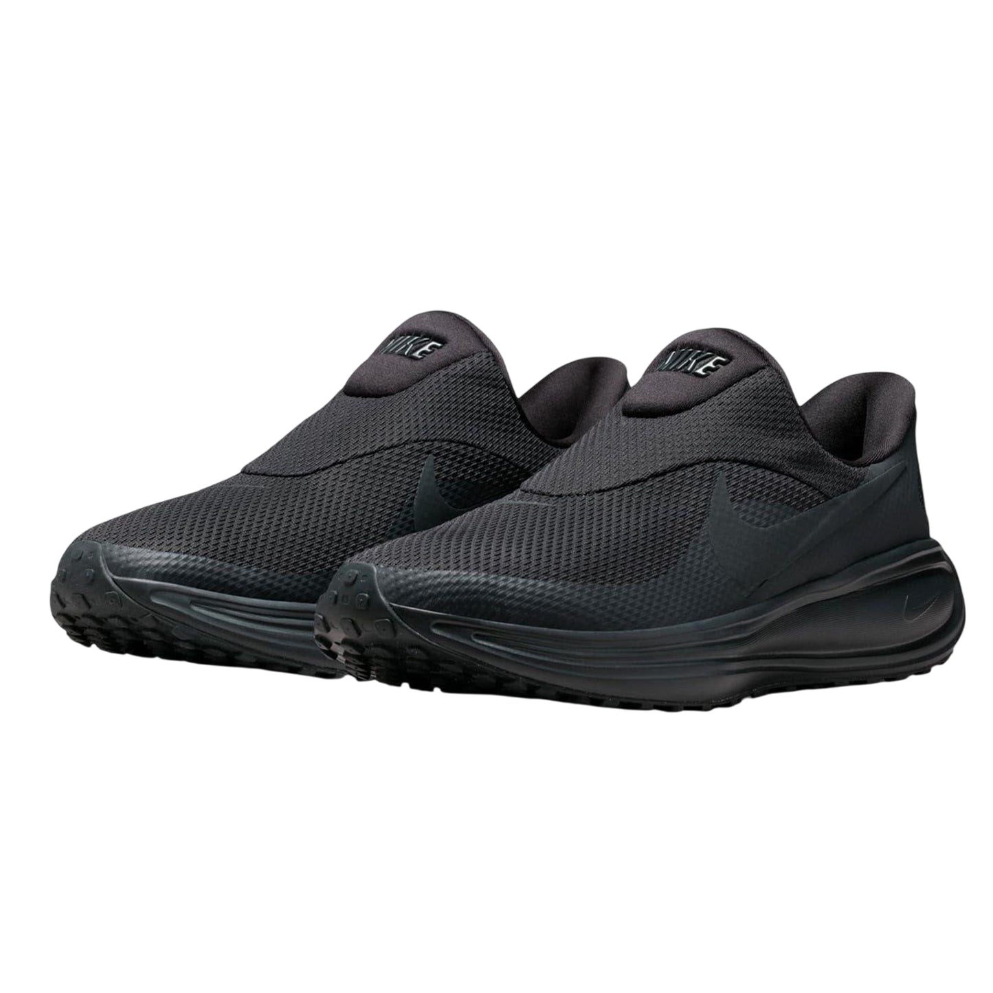 Triple Black - Lifestyle - Nike Mens Revolution 8 Slip-In Trainers