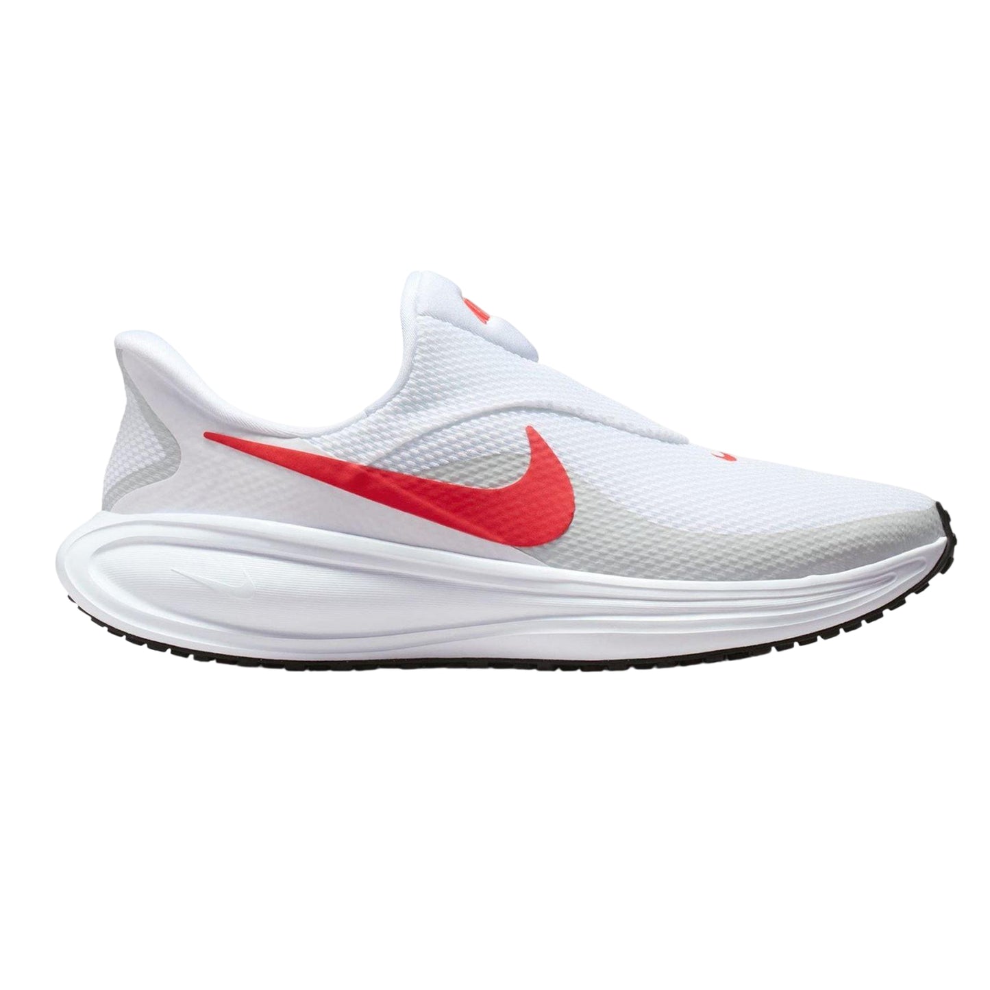 White-Red - Front - Nike Mens Revolution 8 Slip-In Trainers