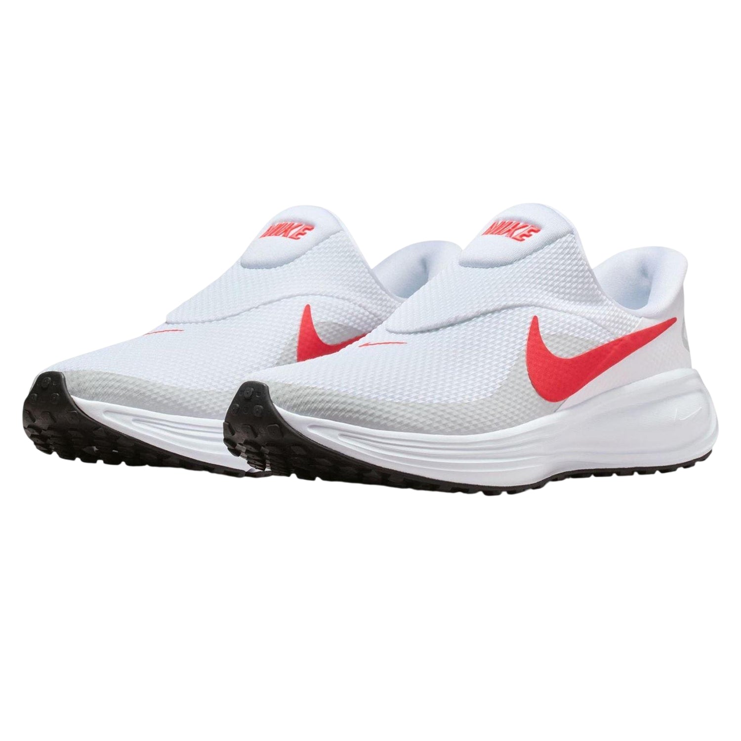 White-Red - Lifestyle - Nike Mens Revolution 8 Slip-In Trainers