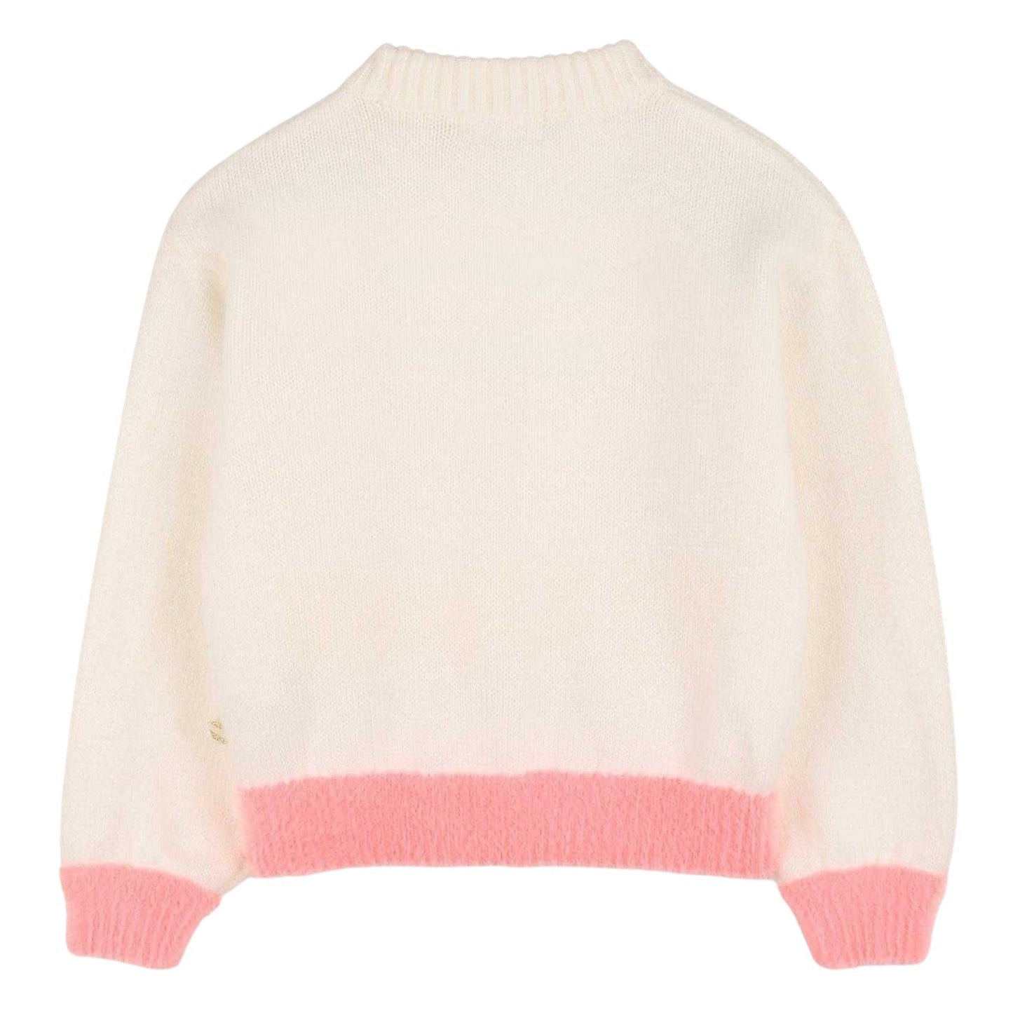 Ivory - Back - Billieblush Girls Serial Dreamer Wanted Sweater Top