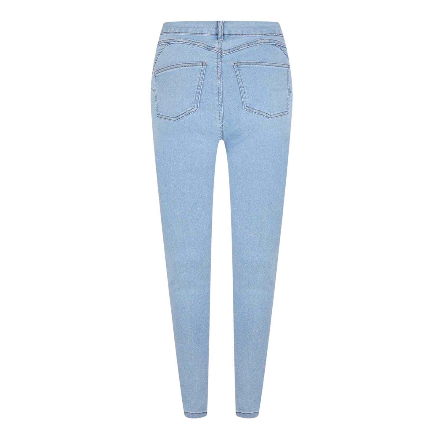 Light Blue - Back - Firetrap Womens-Ladies Skinny Jeggings
