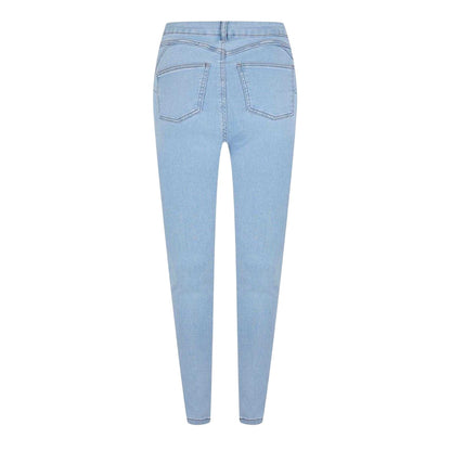 Light Blue - Back - Firetrap Womens-Ladies Skinny Jeggings