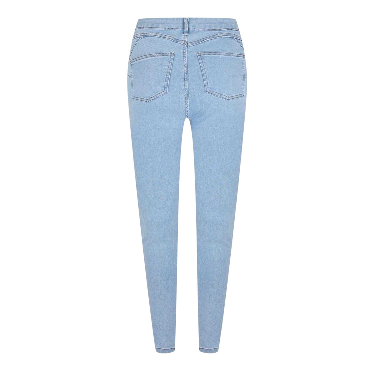 Light Blue - Back - Firetrap Womens-Ladies Skinny Jeggings