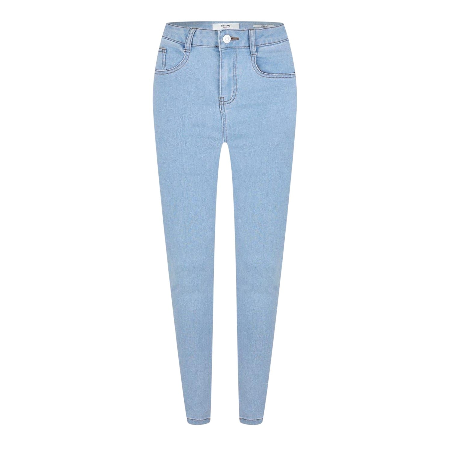 Light Blue - Front - Firetrap Womens-Ladies Skinny Jeggings