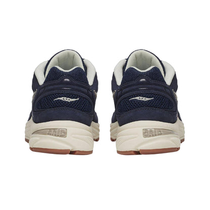 Navy - Back - Saucony Unisex Adult Jazz 9 Retro Leather Shoes