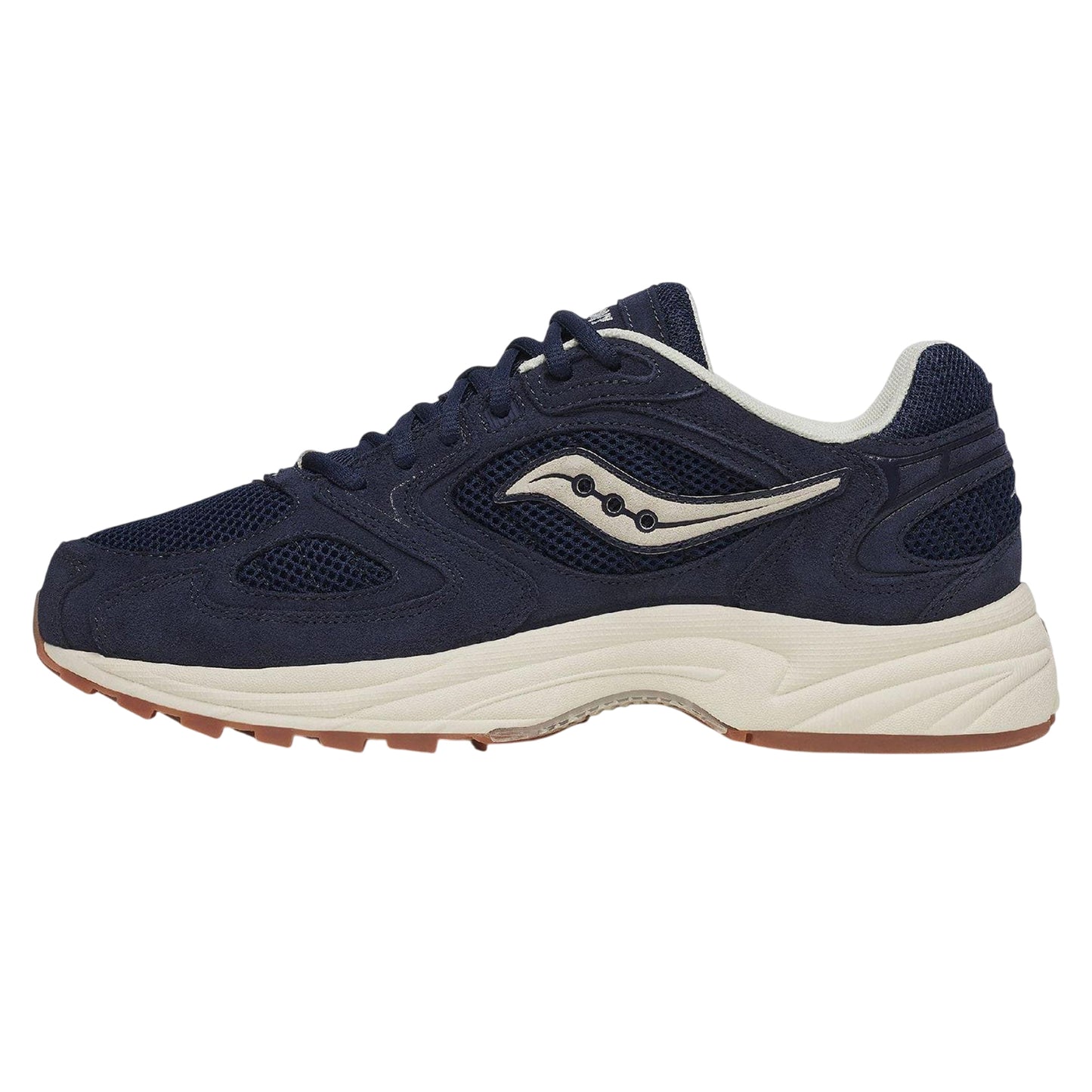 Navy - Side - Saucony Unisex Adult Jazz 9 Retro Leather Shoes