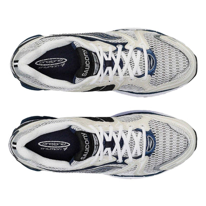 White-Navy - Lifestyle - Saucony Womens-Ladies Triumph 4 Running Shoes