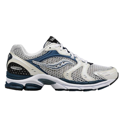 White-Navy - Front - Saucony Womens-Ladies Triumph 4 Running Shoes
