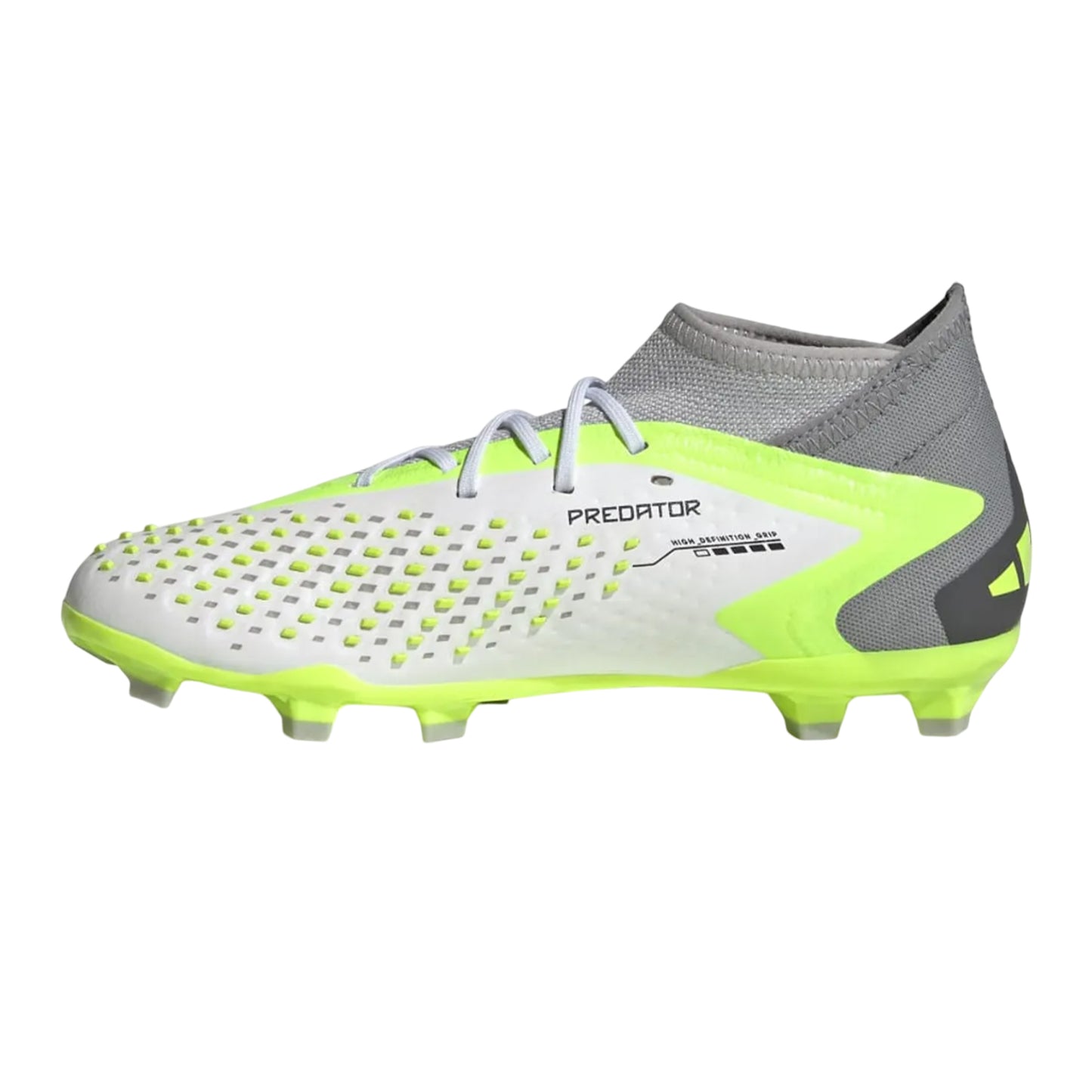 White - Lifestyle - Adidas Childrens-Kids Predator Accuracy 1 Firm Ground Football Boots