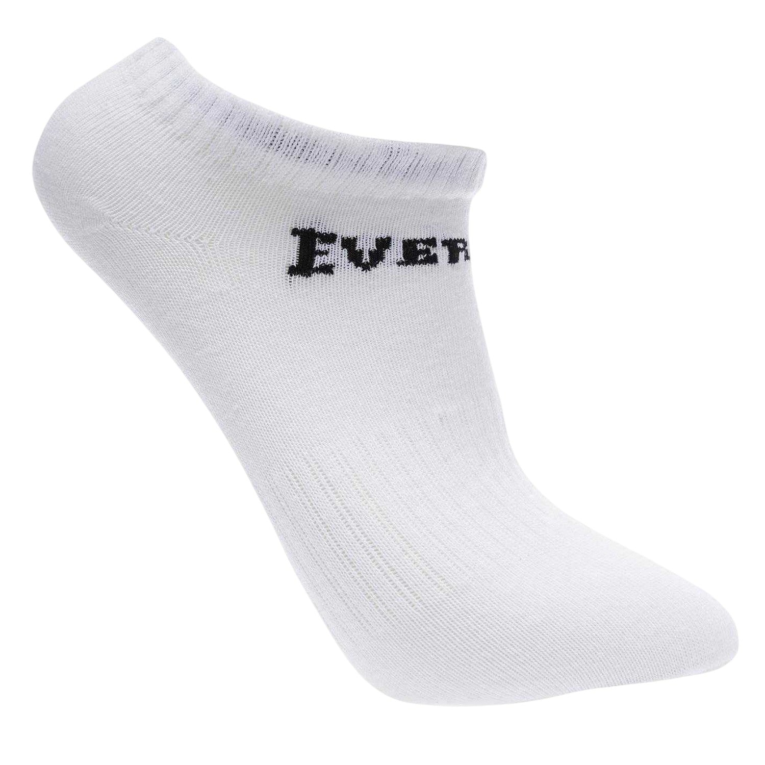 White - Front - Everlast Childrens-Kids Trainer Socks (Pack of 3)