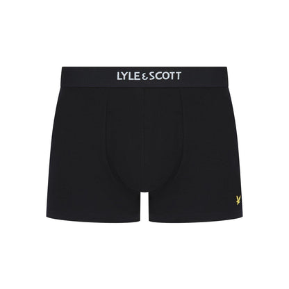 Black-Ivy-White - Lifestyle - Lyle & Scott Mens Devon Boxer Shorts (Pack of 3)