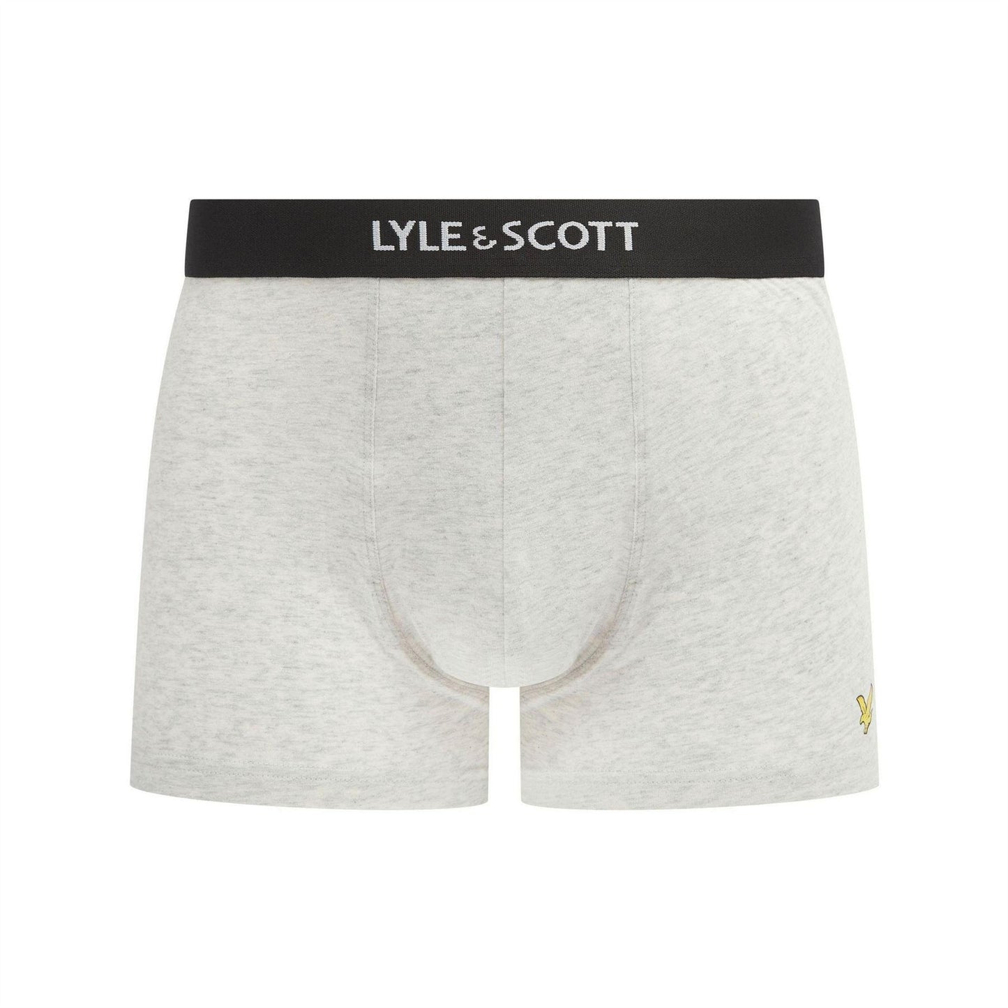 White-Grey-Black - Lifestyle - Lyle & Scott Mens Devon Boxer Shorts (Pack of 3)