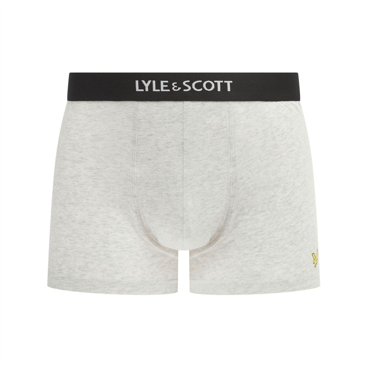 White-Grey-Black - Lifestyle - Lyle & Scott Mens Devon Boxer Shorts (Pack of 3)