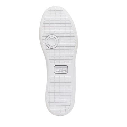 White-Navy - Lifestyle - Lacoste Mens Carnaby Leather Flat Trainers
