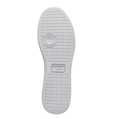 Black-White - Lifestyle - Lacoste Mens Carnaby Leather Flat Trainers