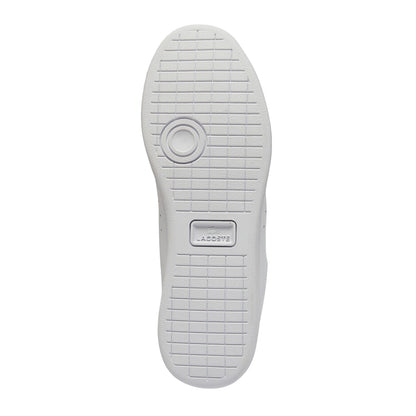 White - Lifestyle - Lacoste Mens Carnaby Leather Flat Trainers