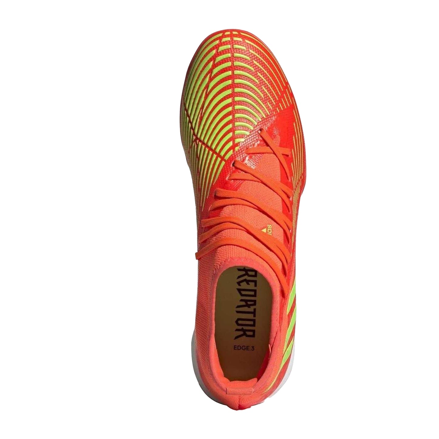 Red-Green-Black - Lifestyle - Adidas Mens Predator Edge.3 Indoor Football Trainers