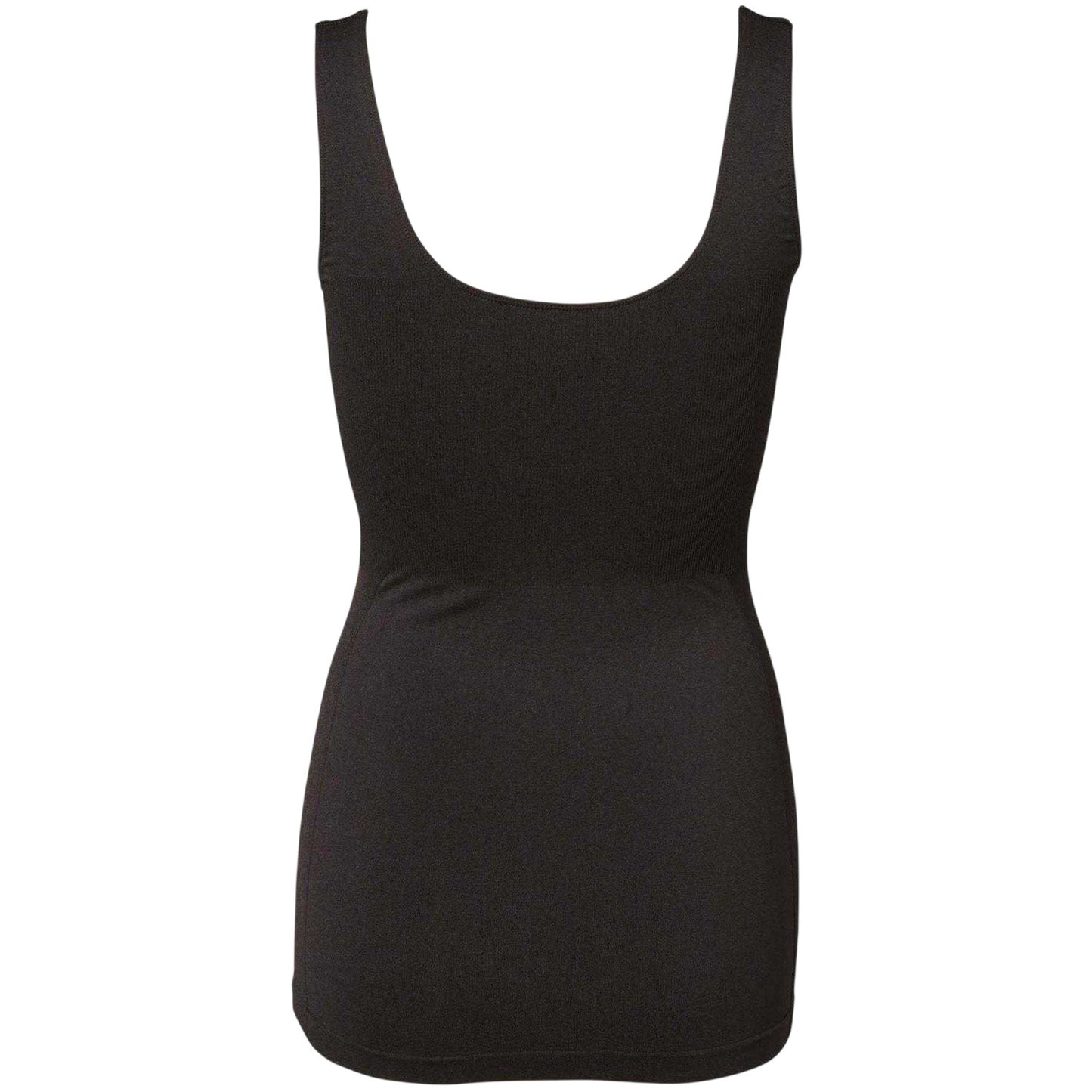 Black - Back - Mamalicious Womens-Ladies Maternity Tank Top
