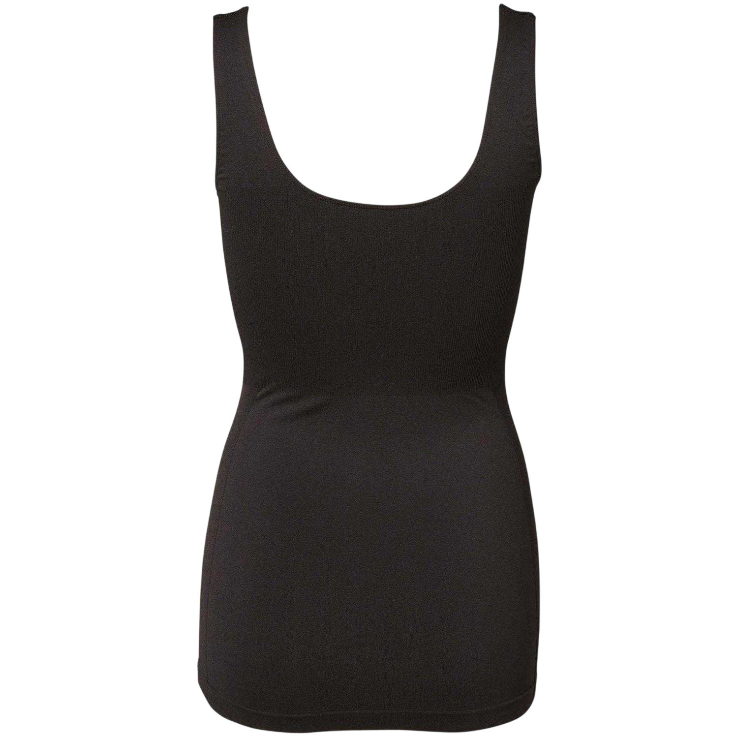 Black - Back - Mamalicious Womens-Ladies Maternity Tank Top