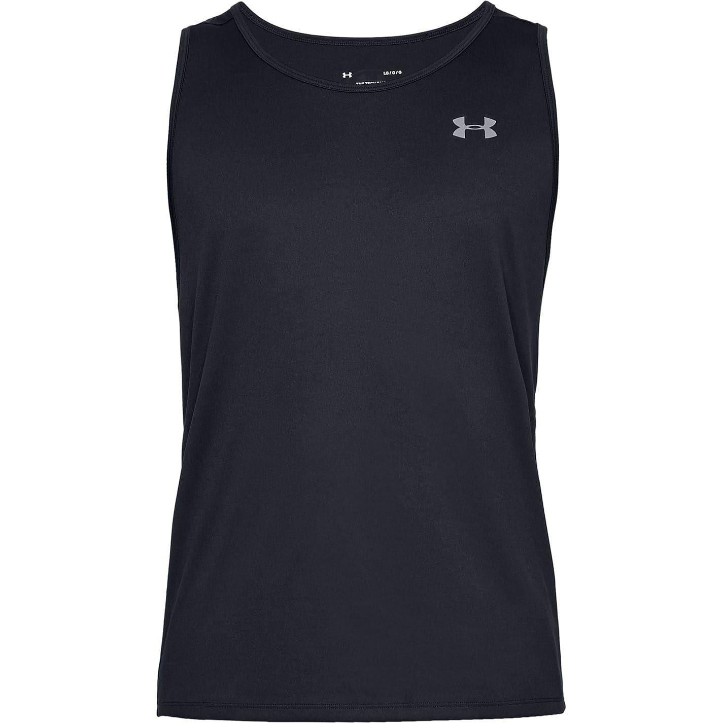 Black-Grey - Front - Under Armour Mens Tech 2.0 Tank Top