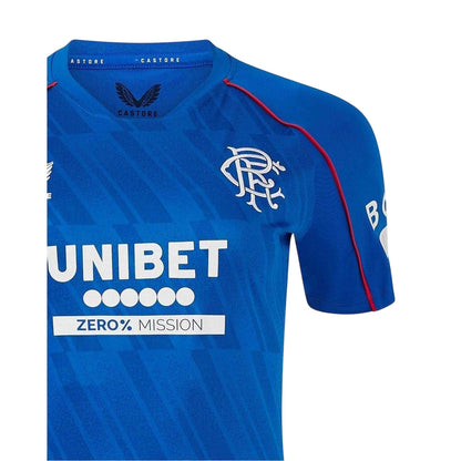 Blue - Side - Castore Womens-Ladies 2024 2025 Rangers FC Football Shirt