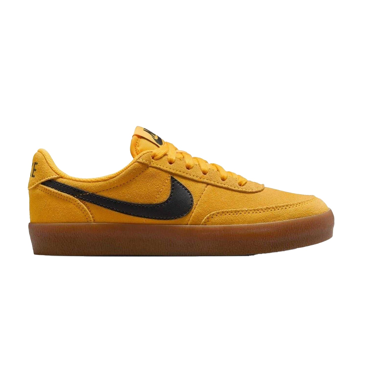 Gold-Black - Front - Nike Childrens-Kids Killshot 2 Suede Trainers