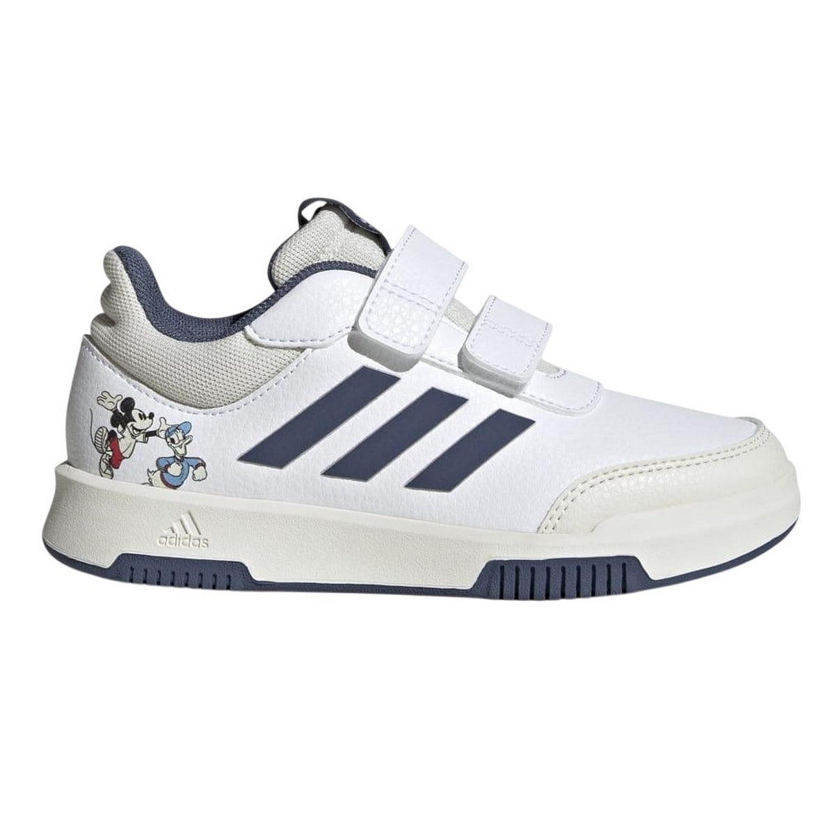 White-Blue - Side - Adidas Childrens-Kids Tensaur Sport Disney Shoes