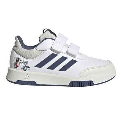 White-Blue - Side - Adidas Childrens-Kids Tensaur Sport Disney Shoes