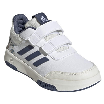 White-Blue - Front - Adidas Childrens-Kids Tensaur Sport Disney Shoes