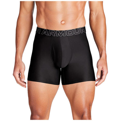 Black - Back - Under Armour Mens Performance Tech Boxer Shorts