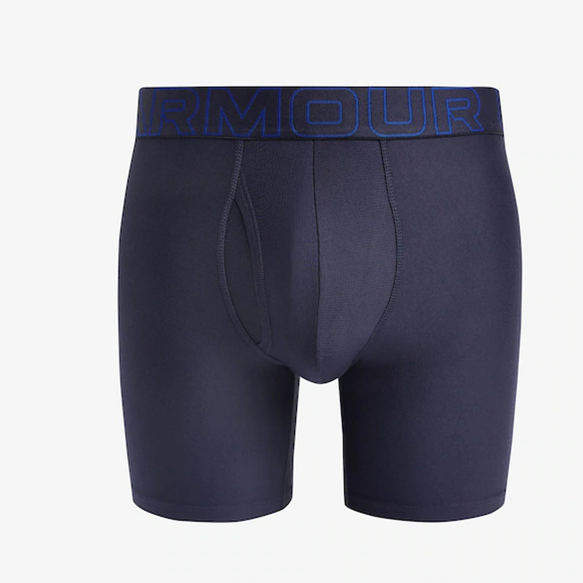 Royal Blue-Steel-Navy - Side - Under Armour Mens Performance Tech Boxer Shorts