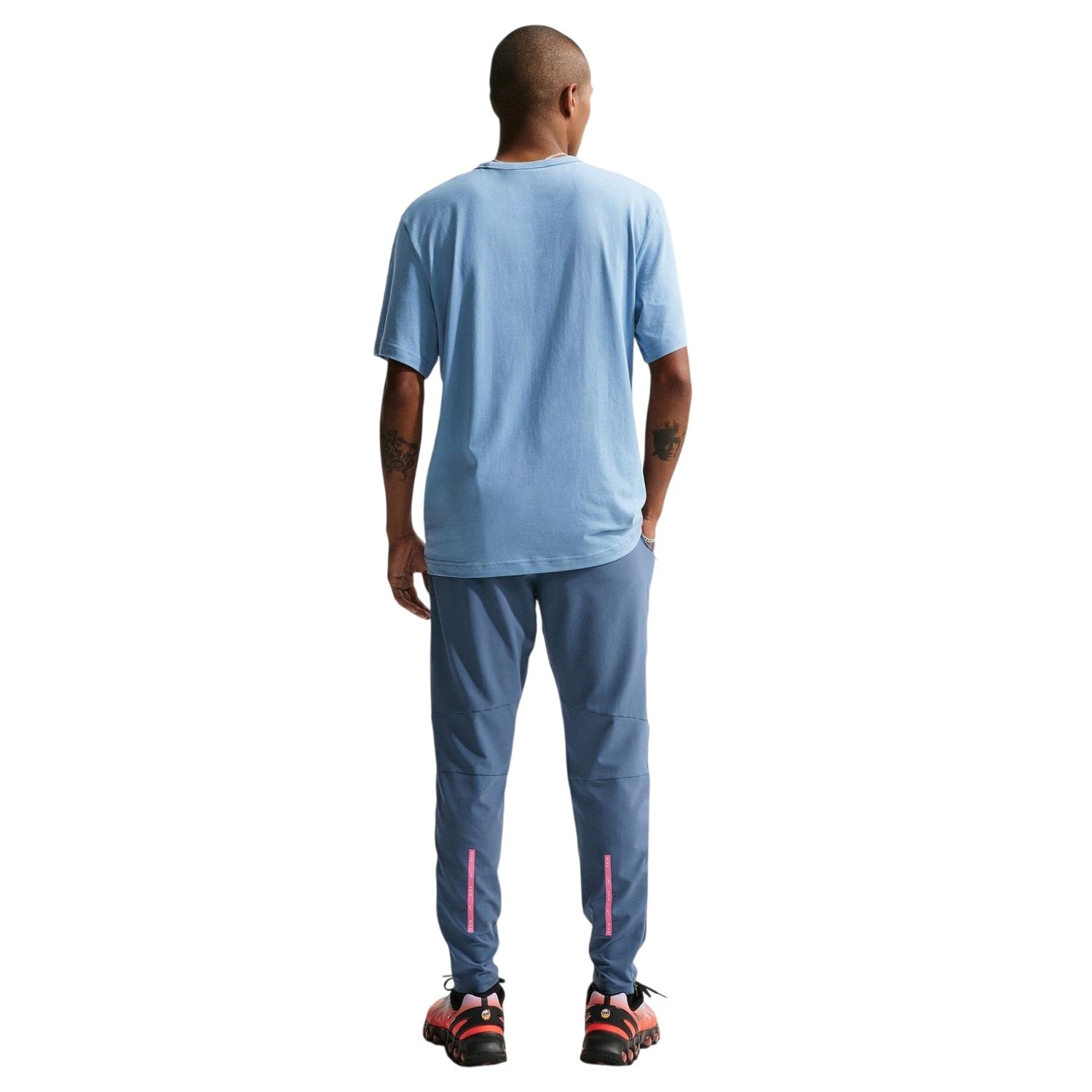 Blue - Back - Nike Mens Sportswear Club T-Shirt