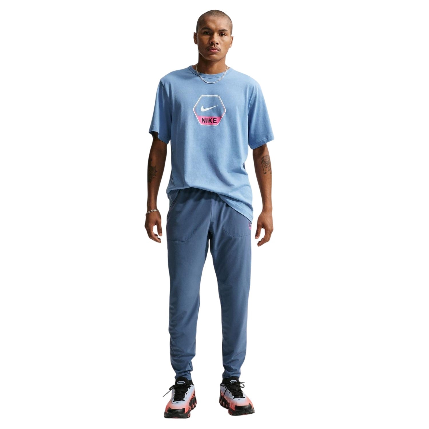 Blue - Lifestyle - Nike Mens Sportswear Club T-Shirt
