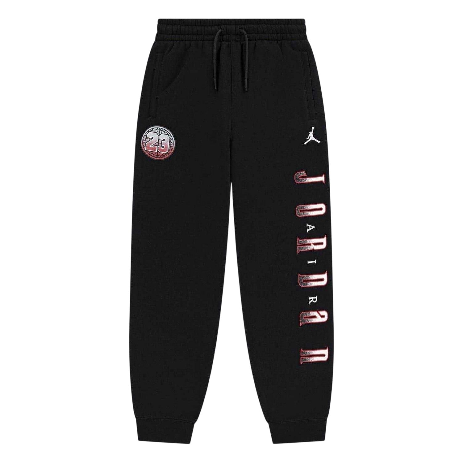 Black - Front - Nike Childrens-Kids Air Jordan Fleece Graphic Print Joggers