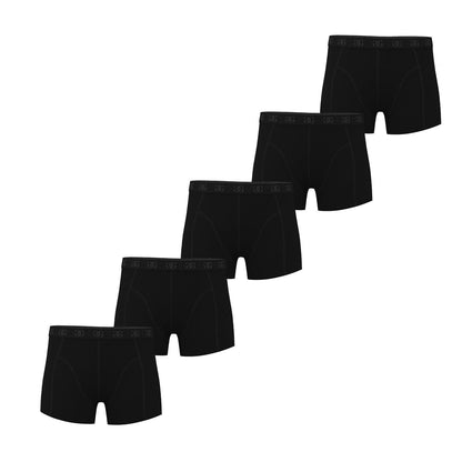 Black - Front - Giorgio Boys Boxer Briefs (Pack of 5)