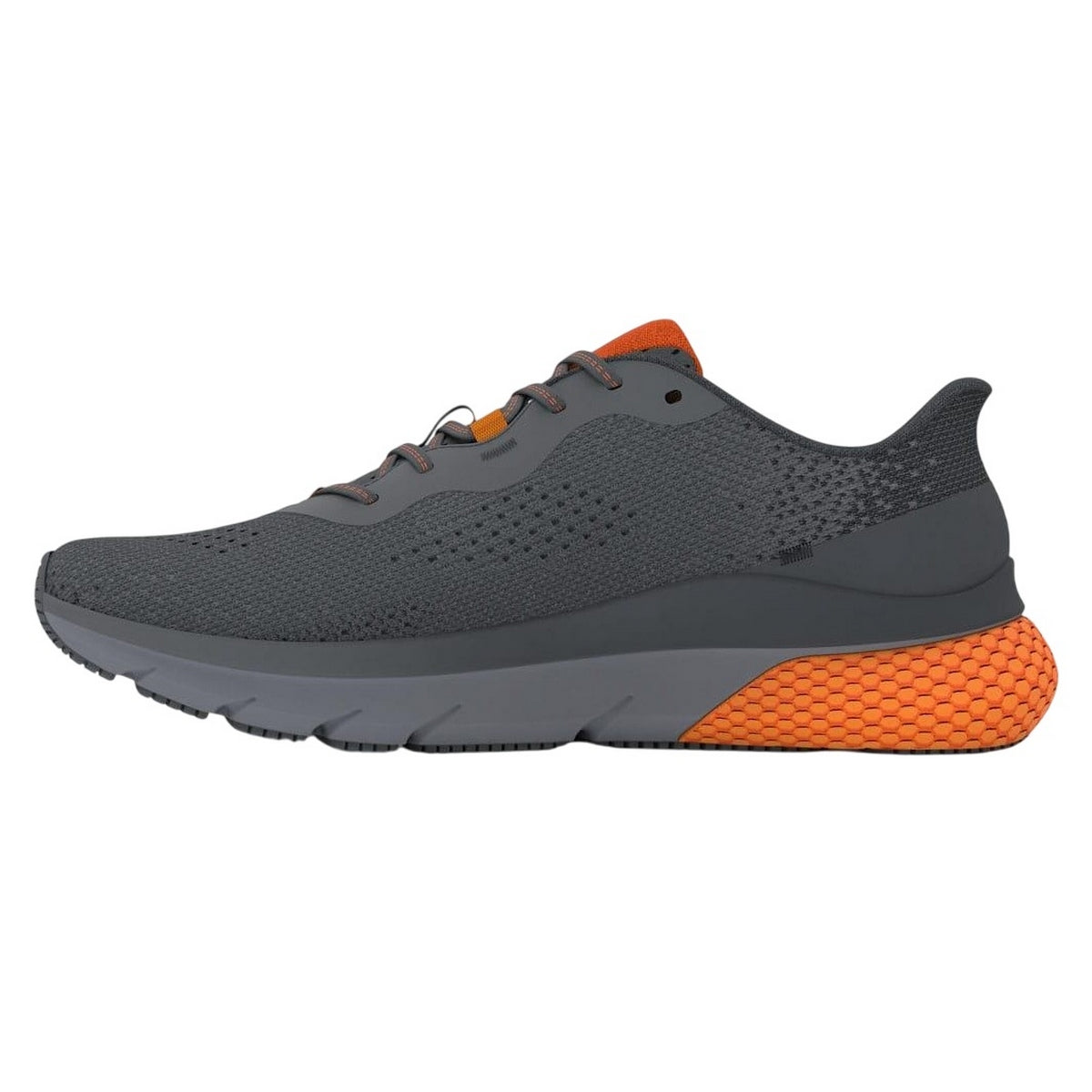 Grey - Back - Under Armour Mens HOVR Turbulence Running Shoes