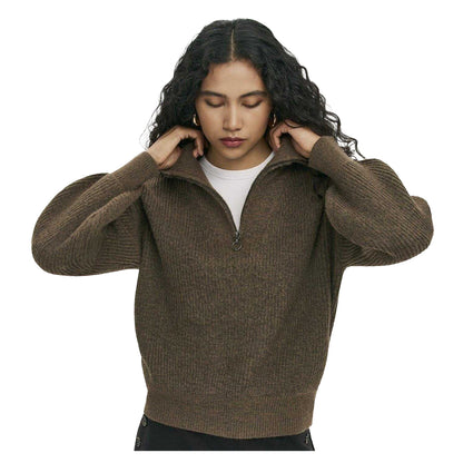 Mole - Front - Finery Womens-Ladies Maddy Funnel Neck Long-Sleeved Sweater Top
