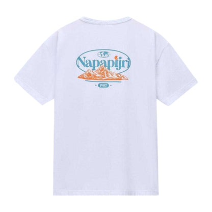 White - Back - Napapijri Mens Graphic T-Shirt
