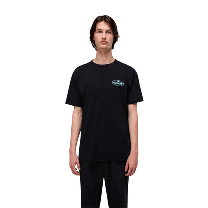 Black - Side - Napapijri Mens Graphic T-Shirt
