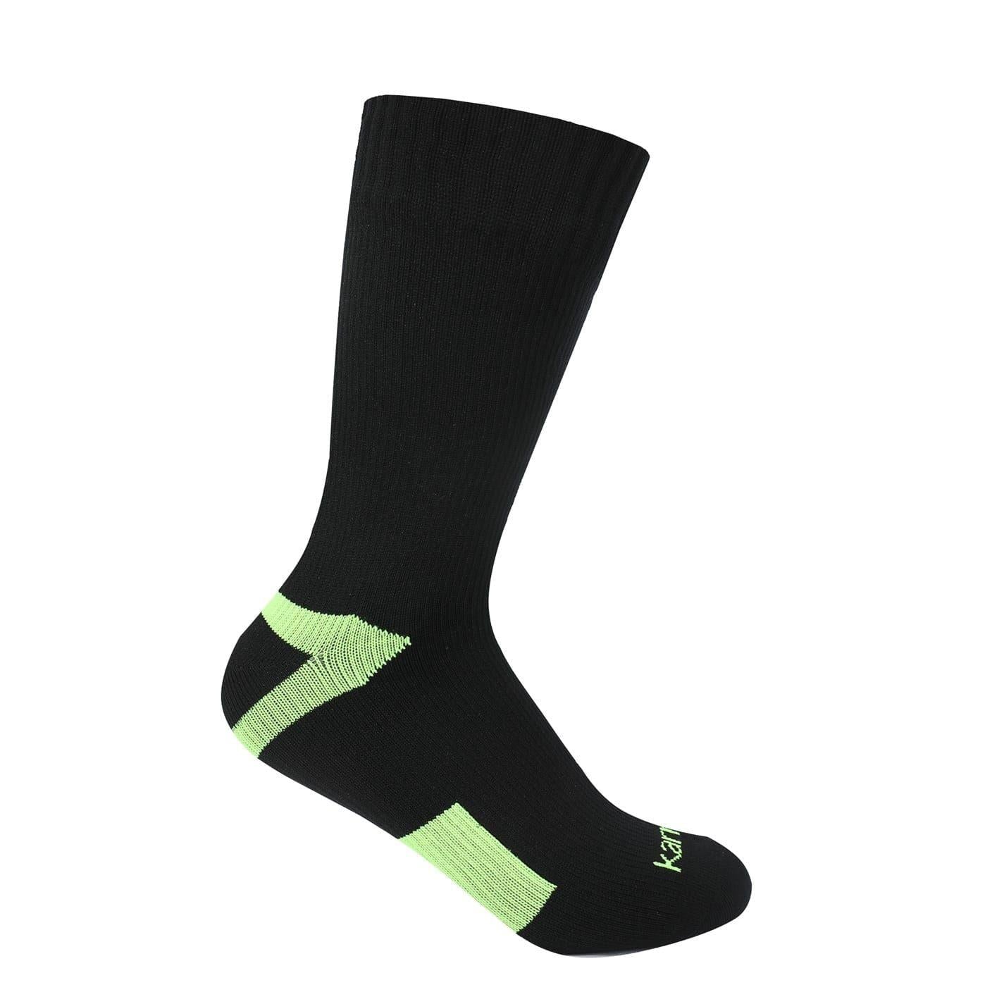 Black Marl - Front - Karrimor Mens Waterproof Crew Socks