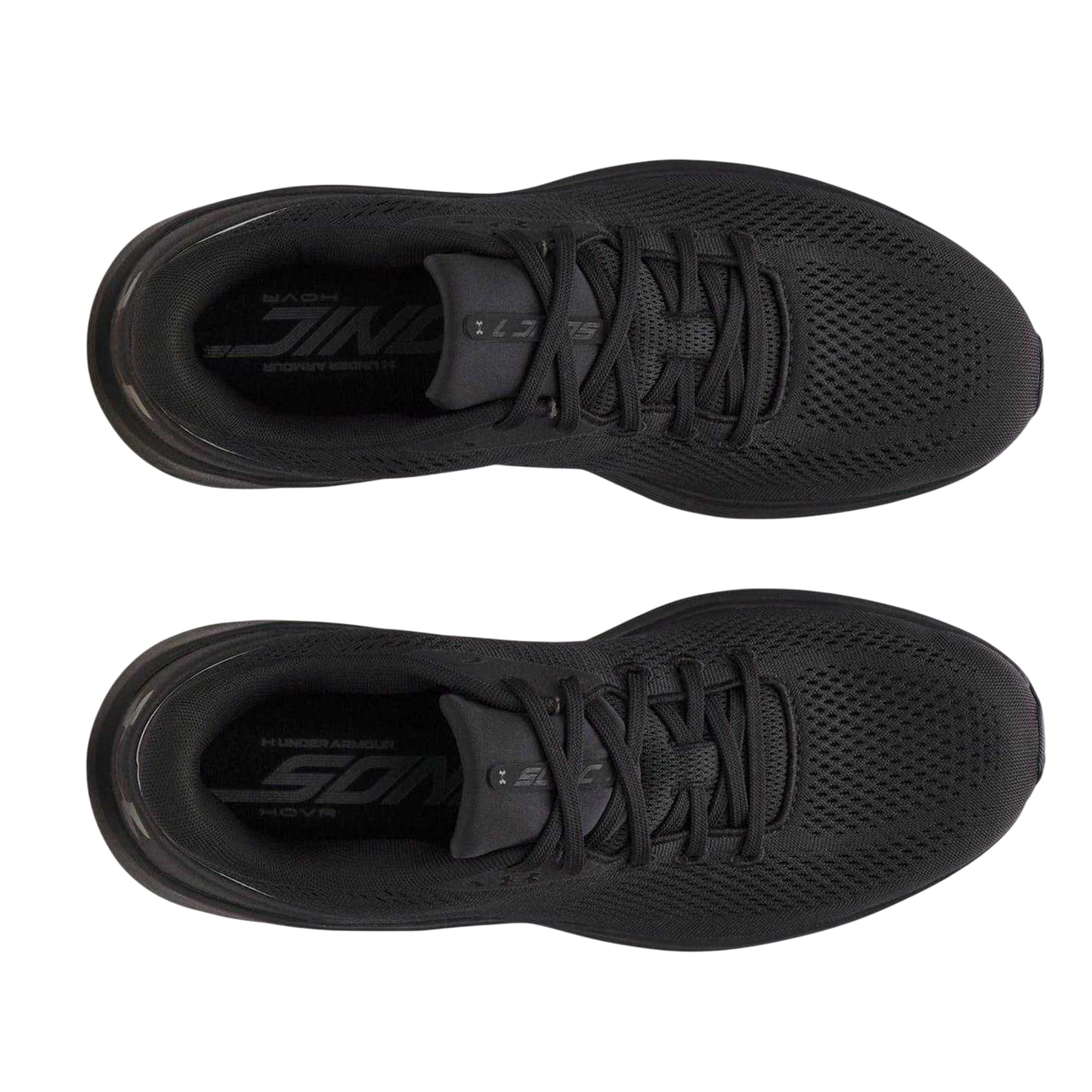 Black-Grey - Side - Under Armour Mens Infinite Pro 2 Trainers