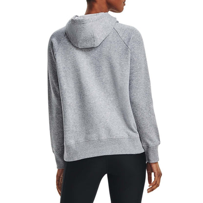 Grey - Lifestyle - Under Armour Womens-Ladies Rival HB Fleece Hoodie