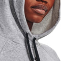 Grey - Pack Shot - Under Armour Womens-Ladies Rival HB Fleece Hoodie