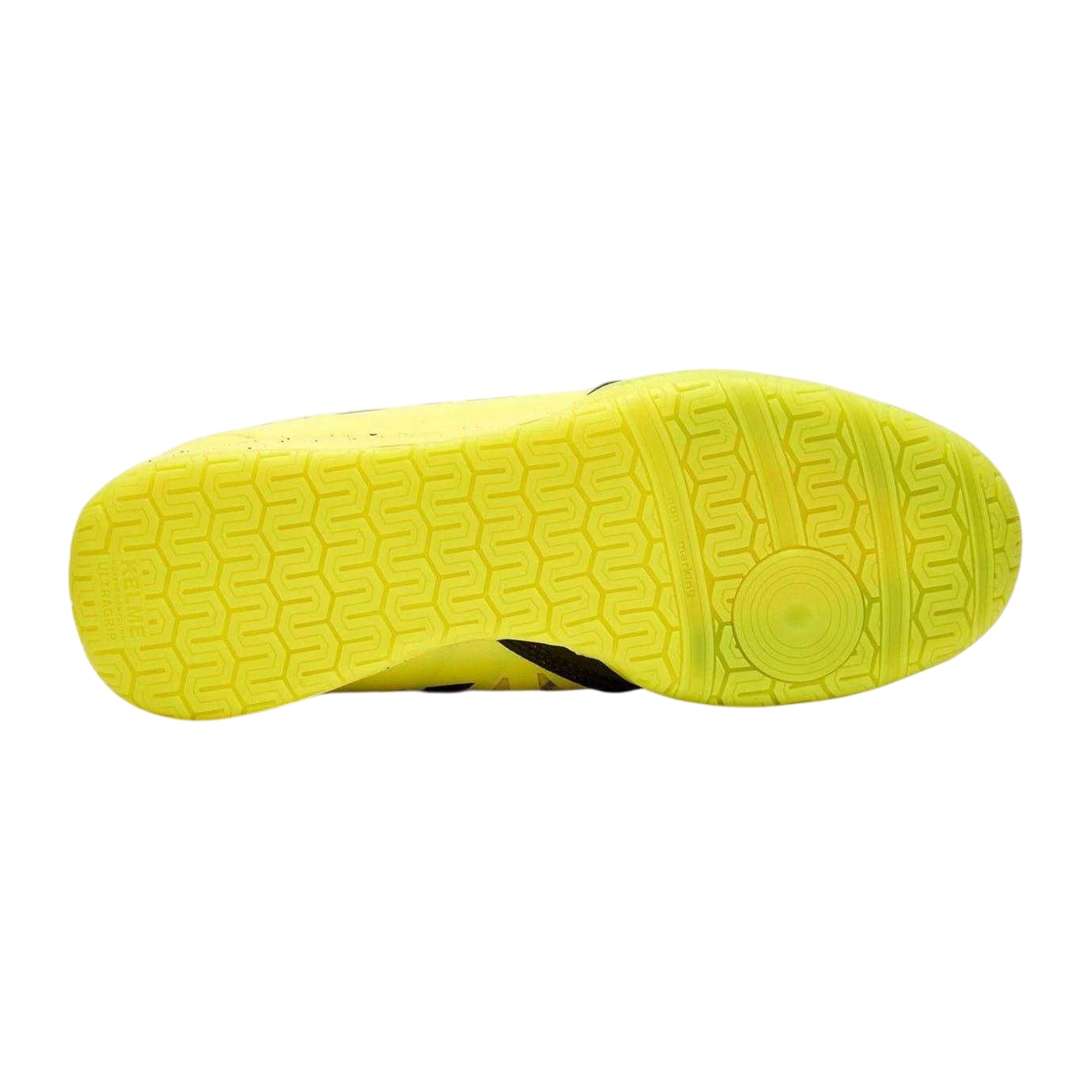 Lime-Black - Lifestyle - Kelme Mens All In Black Flat Trainers