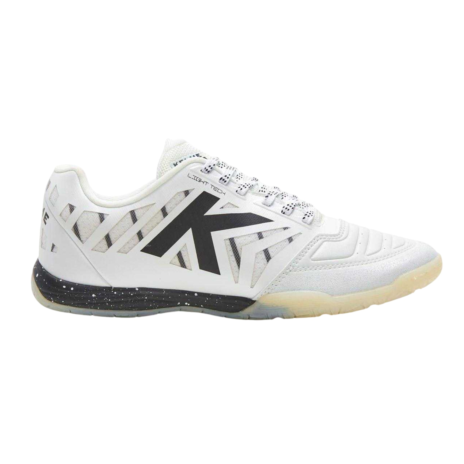 White-Black - Front - Kelme Mens All In Black Flat Trainers