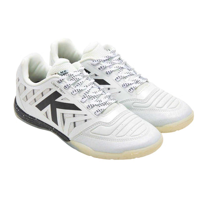 White-Black - Back - Kelme Mens All In Black Flat Trainers