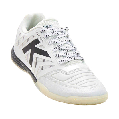 White-Black - Side - Kelme Mens All In Black Flat Trainers