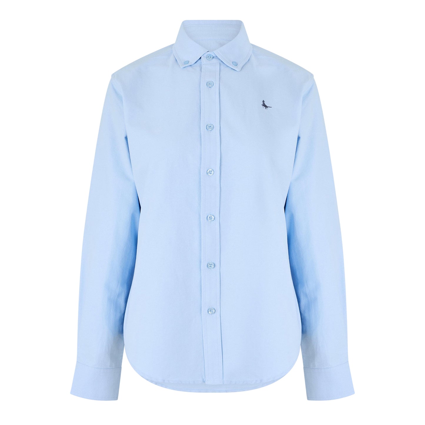Brunnera Blue - Front - Jack Wills Womens-Ladies Classic Twill Long-Sleeved Shirt